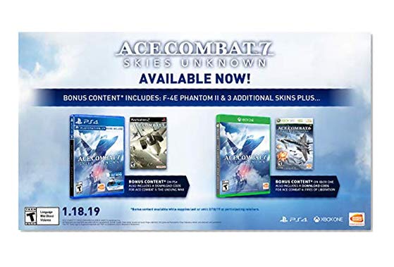 Book Cover Ace Combat 7: Skies Unknown - PlayStation 4