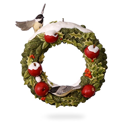 Hallmark Keepsake 2017 Marjolein's Garden Welcoming Wreath Christmas Ornament