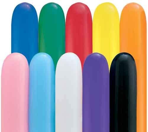 Qualatex 260 Latex Balloons Classic Assorted Colors 250 per package