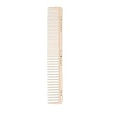 Cricket Silkomb Pro-45 All Purpose Professional Hair Stylist Comb – Japanese Made, Silicone Injected, Dual Tooth Patterns for Detangling, Cutting, Coloring & Styling All Hair Types