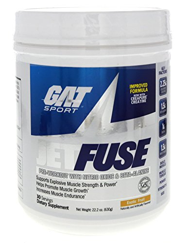 GAT Sport Jet Fuse Pre-Workout Exotic Fruit 22.2 oz