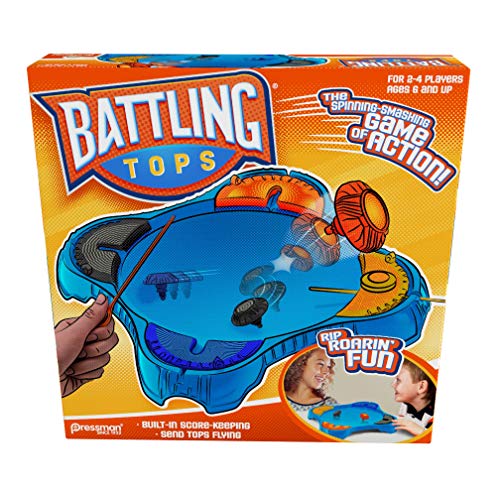 Pressman Battling Tops - The Spinning-Smashing Game of Action