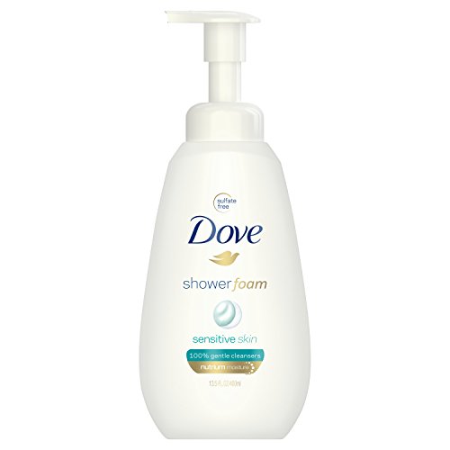 Dove Shower Foam, Sensitive Skin, 13.5 oz