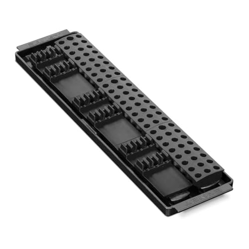 Ernst Manufacturing 5710 Boss Universal High-Density Bit Organizer, Black, 14.9" x 3.6"
