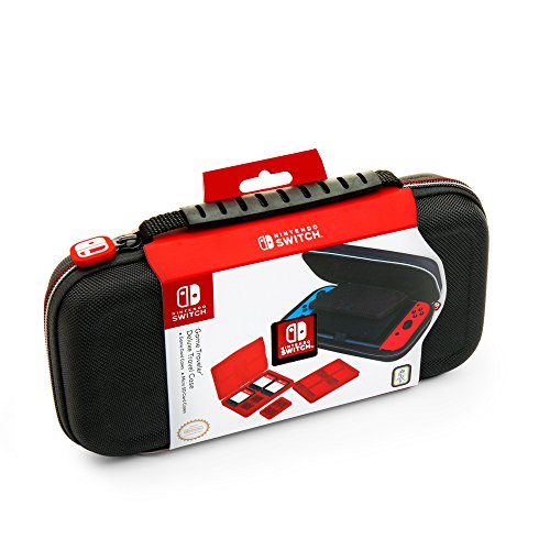 Nintendo Switch Carrying Case - Protective Deluxe Travel Case - Black Ballistic Nylon Exterior - Official Nintendo Licensed Product