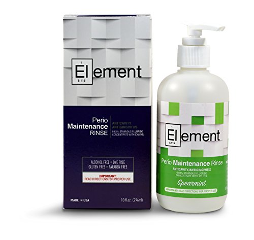 "Element" 10 Fl. Oz. 0.63% Stannous Fluoride Antimicrobial Perio Rinse Mouthwash - Spearmint Flavor