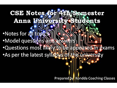 CSE notes for 4th sem Anna University students
