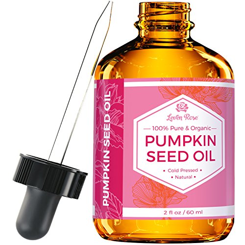 Leven Rose Pumpkin Seed Oil, 100% Pure Natural for Hair Growth And Moisturizing Dry, Rough Skin 2 oz