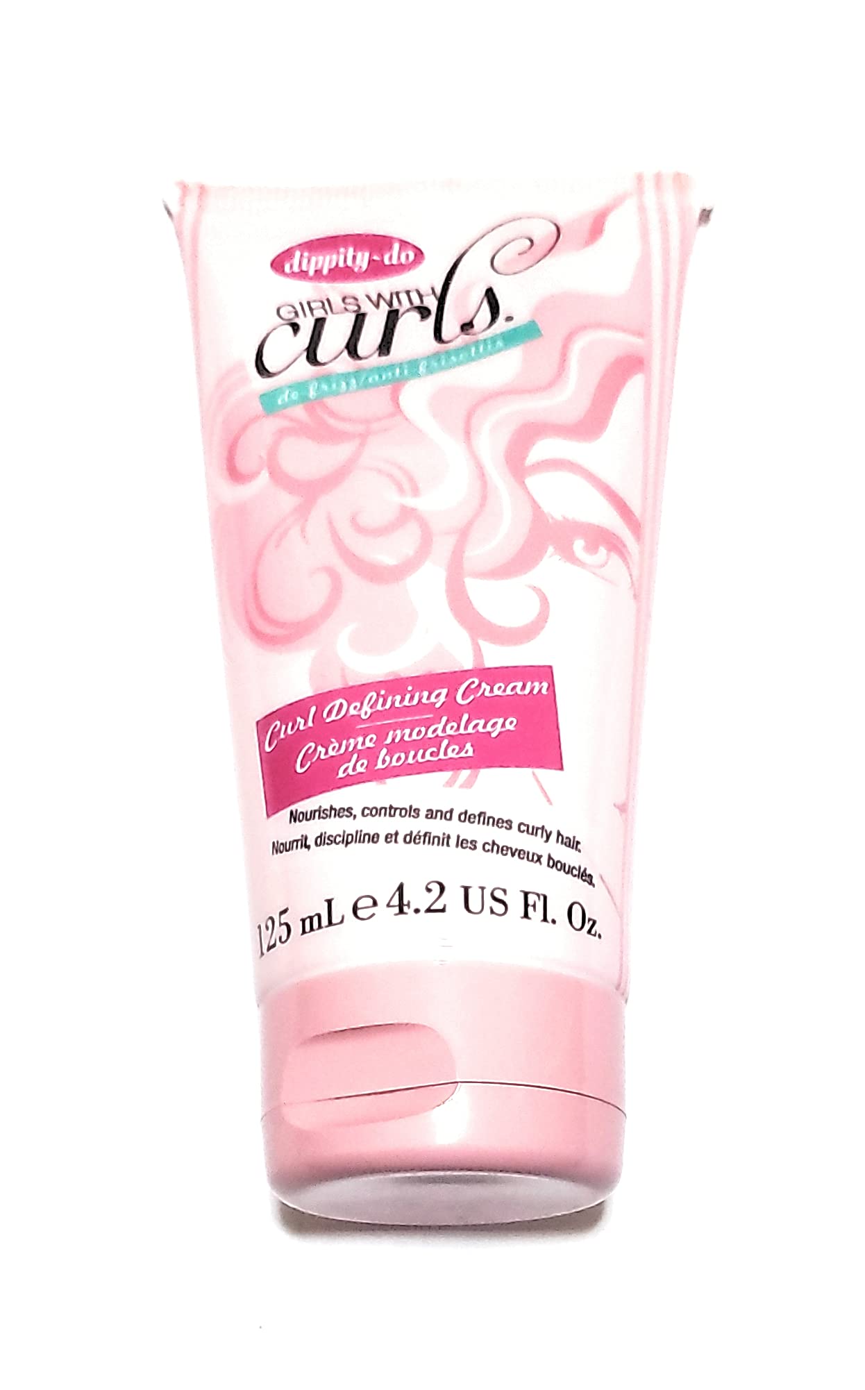 Book Cover Dippity Do - Girls with Curls Leave-In Curl Defining Cream, - 4.2 Ounce Tube