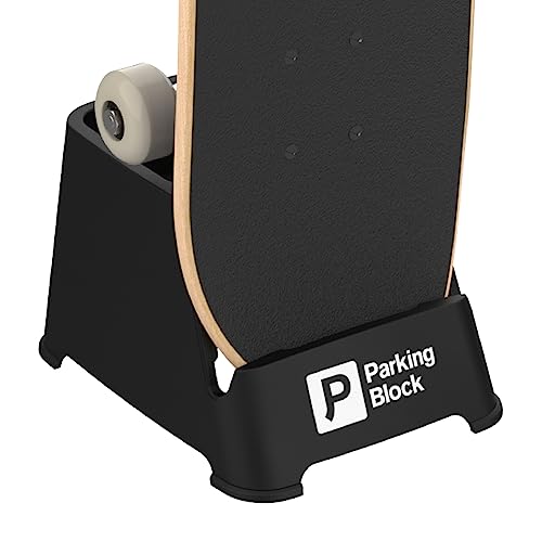 Parking Block Skateboard Holder | A Must-Have Skateboard Accessory | Gifts for Skateboarders | Display Mount & Stakeboard Storage Solution