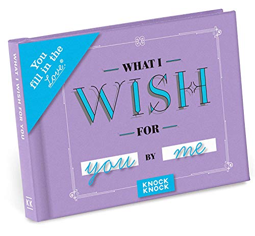 Book Cover Knock Knock What I Wish for You Fill in The Love Journal (New Design)