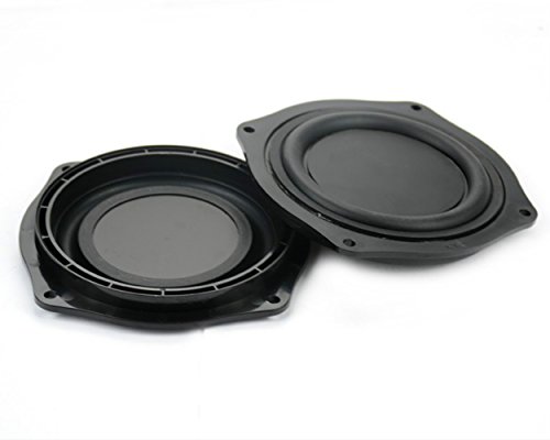 AIYIMA 2pcs 4 Inch DIY Bass Speaker Loudspeaker Vibrating Membrane Passive Bass Woofer Diaphragm Plate,Speaker Passive Radiator Replacement Kit