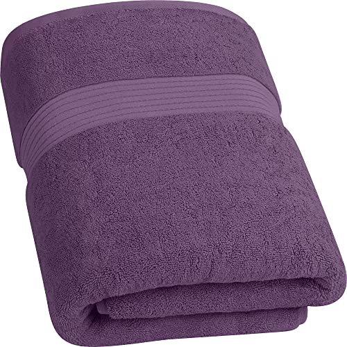 Utopia Towels 700 GSM Extra Large Bath Towel (35 x 70 Inches) - Luxury Bath Sheet - Plum