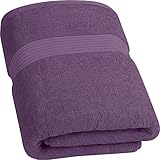 Utopia Towels 700 GSM Premium Cotton Extra Large Bath Towel (35 X 70 Inches) Soft Luxury Bath Sheet, Plum