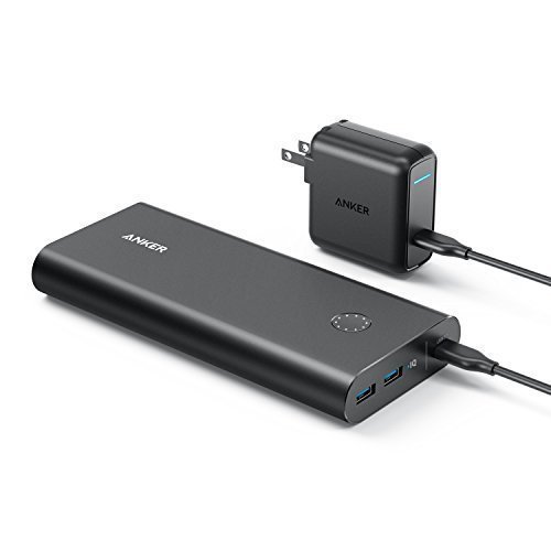 Anker PowerCore+ 26800 PD with 30W Power Delivery Charger, Portable Charger Bundle for MacBook Air / iPad Pro 2018, iPhone XS Max / X / 8, Nexus 5X / 6P, and USB Type-C Laptops with Power Delivery