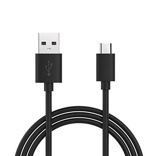 Book Cover Black 6ft Long Micro-USB Cable Charging Cord Data Sync USB Wire for Amazon Kindle, DX, Fire, Fire HD 6, HD 7 8 10 - Fire HD 8.9, HD8, HD10, Kids Edition - Fire HDX, HDX 7, HDX 8.9 - Echo, Echo Dot