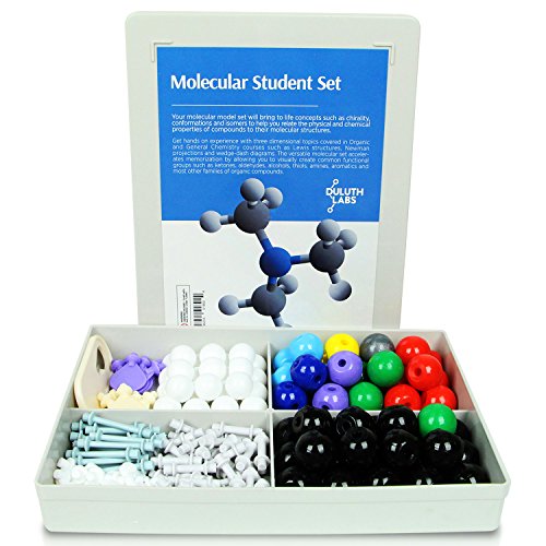 Duluth Labs Organic Chemistry Molecular Model Student Set - (72 Atoms and 108 Bond Parts) - MM-005