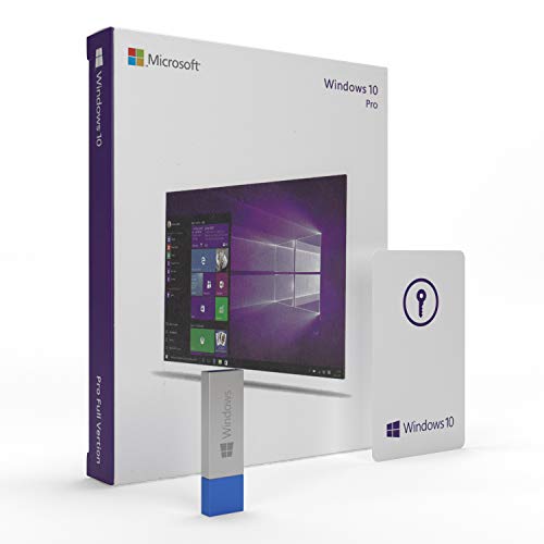 Book Cover Windows 10 Pro USB 32/64 but | English | International