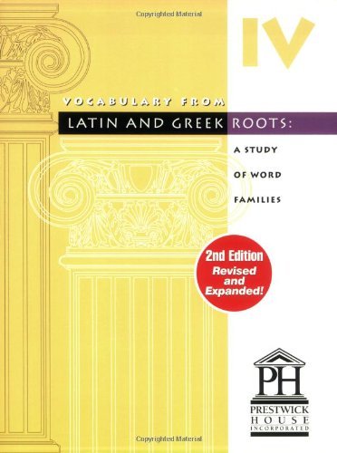 Book Cover Vocabulary from Latin and Greek Roots: Book Four by Elizabeth Osborne (2005-07-01)