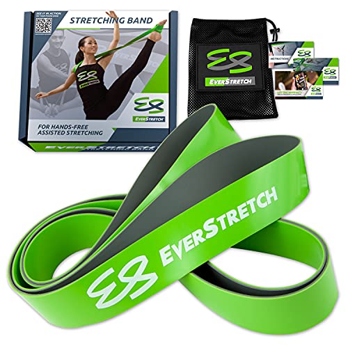 Book Cover EverStretch Ballet Stretch Band Dance Equipment: 2-Layer Latex Dance Stretch Band for Flexibility Training. Stretch Bands for Dancers. Stretching Bands for Flexibility, Cheer, Pilates and Yoga.