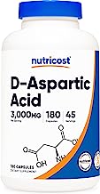 Book Cover Nutricost D-Aspartic Acid (DAA) Capsules 3000mg Per Serving (180 Capsules) - Non-GMO