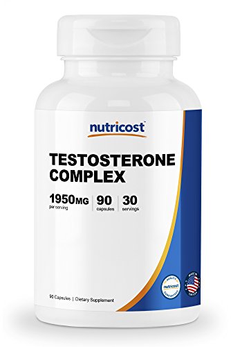 Book Cover Nutricost Testosterone Complex (90 Capsules) -1950mg Per Serving - Testosterone Booster Supplement