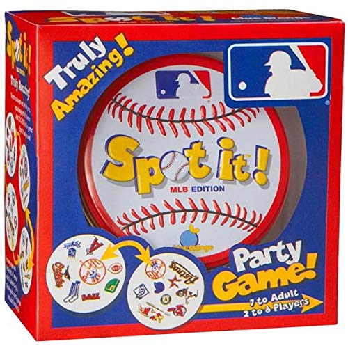 Book Cover Spot-It MLB Edition Baseball Party Card Game