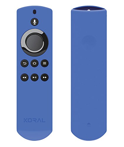 Book Cover Koral Case for Alexa Voice Remote for Fire TV Stick, Fire TV Streaming Media Player, and Fire TV Cube (Royal Blue)