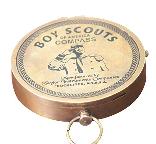 Book Cover Collectibles Buy American Boy Scout Compass Antique Vintage Brass Compass (Compass)