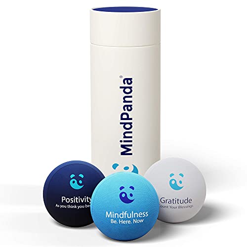 Book Cover MindPanda B01N1Q7X78 3X Mind & Body Gel Stress Ball Bundle | Tri-Density for Squeeze Hand Therapy - Scented for Extra Focus - Motivational Affirmations – for Stress Relief, Anxiety.