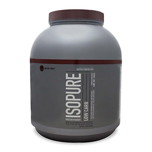 Book Cover Natures Best Isopure Low Carb Protein Powder, 100% Whey Protein Isolate, Flavor: Dutch Chocolate, 4.5 Pound (Packaging May Vary)