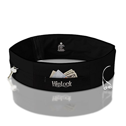 Book Cover HipLock Concealed Travel and Exercise Money Belt (Large, Black)