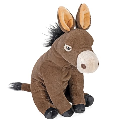 Wild Republic 19337 Mule Plush, Cuddlekins Cuddly Soft Toys, Kids Gifts, 30 cm, Brown