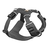 RUFFWEAR - Front Range Dog Harness, Reflective and Padded Harness for Training and Everyday, Twilight Gray (2017), Large/X-Large