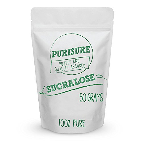Purisure Sucralose Powder 50g (1665 servings), Sugar-Free Alternative, New Safe Food Sweetener, Pure Sucralose with Zero Calories & Zero Carbs, Tastes Like Sugar