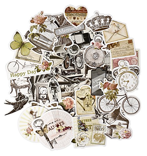 FaCraft Scrapbooking Supplies Vintage Ephemera 50 PCS