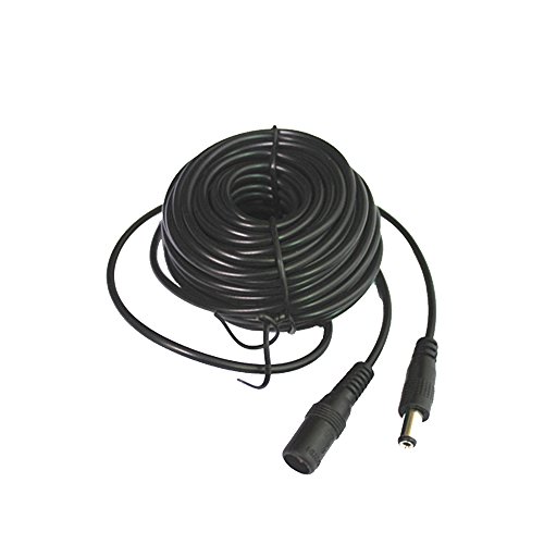 SMONET 2.1mm DC Power Male to Female Plug 30FT(10 Meters) Extension Cable Adapter for Home Security Camera Surveillance System
