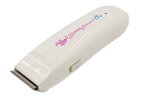 Peggy's Stitch Eraser 8C - Cordless Seam Ripper, Stitch and Embroidery Removal Tool