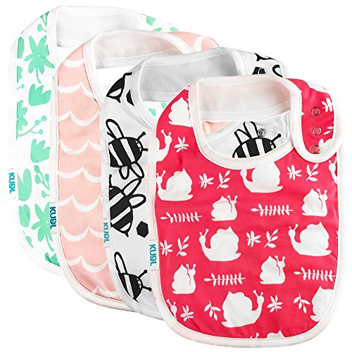 Baby Bib Large Toddler Burpy Absorbent Feeding Reflux Drool Teething Snap Button