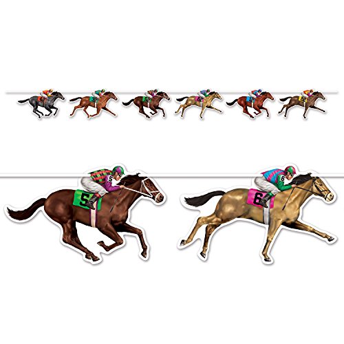 Horse Racing String Banner- 1 pc.
