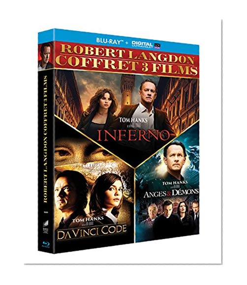 Robert Langdon Trilogie 3 Films [Blu-Ray] [Blu-ray + Copie digitale]