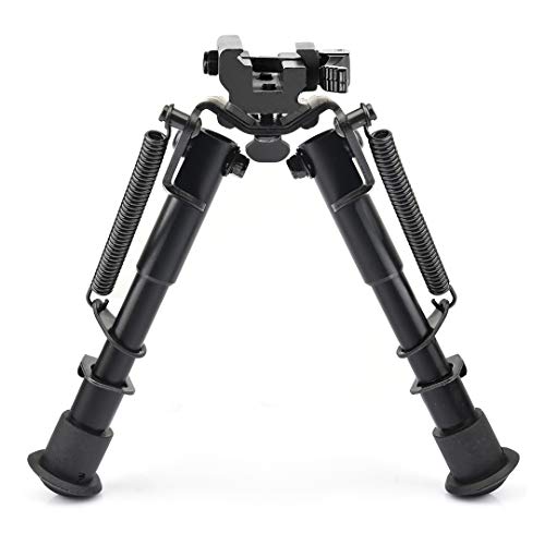 CVLIFE 6-9 Inches Rifle Bipod,Tactical Bipod with Quick Release Picatinny Adapter