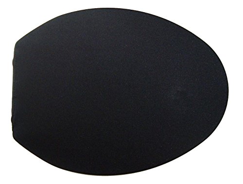 Book Cover Spandex Fabric Cover for a lid Toilet SEAT fits on Round & Elongated Models - Handmade in USA (Black)