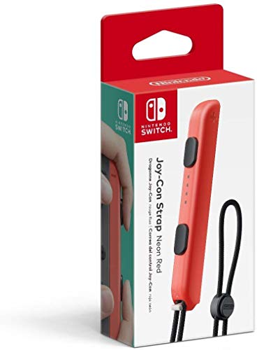 Book Cover Nintendo Joy-Con Strap - Neon Red