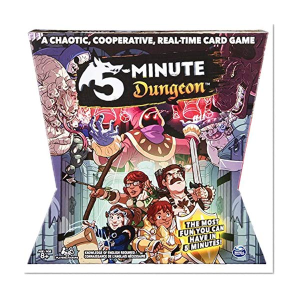 Spin Master Games 5 - Minute Dungeon, Fun Card Game for Kids & Adults