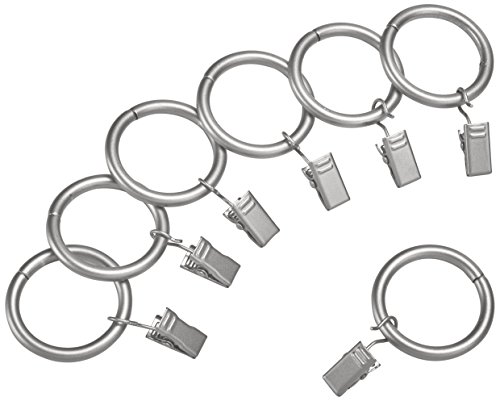 Book Cover AmazonBasics Curtain Rod Clip Rings for 1