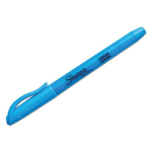 Sharpie Accent Pocket-Style Highlighters, Fluorescent Blue, 36 Count