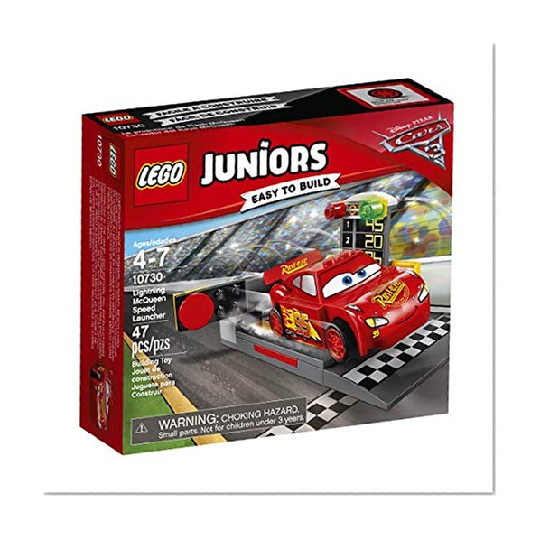 Book Cover LEGO Juniors Lightning McQueen Speed Launcher 10730 Building Kit