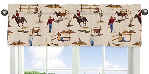 Book Cover Sweet Jojo Designs Window Valance for Wild West Cowboy Western Collection