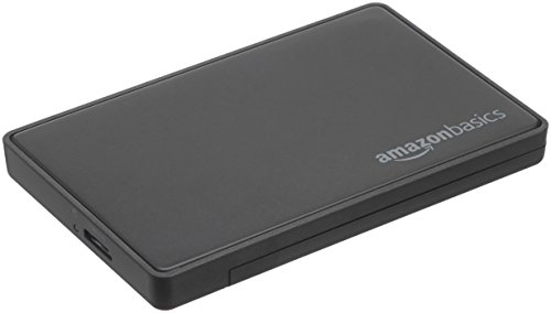 Amazon Basics 2.5-inches SATA HDD or SSD Hard Drive Enclosure - USB 3.0